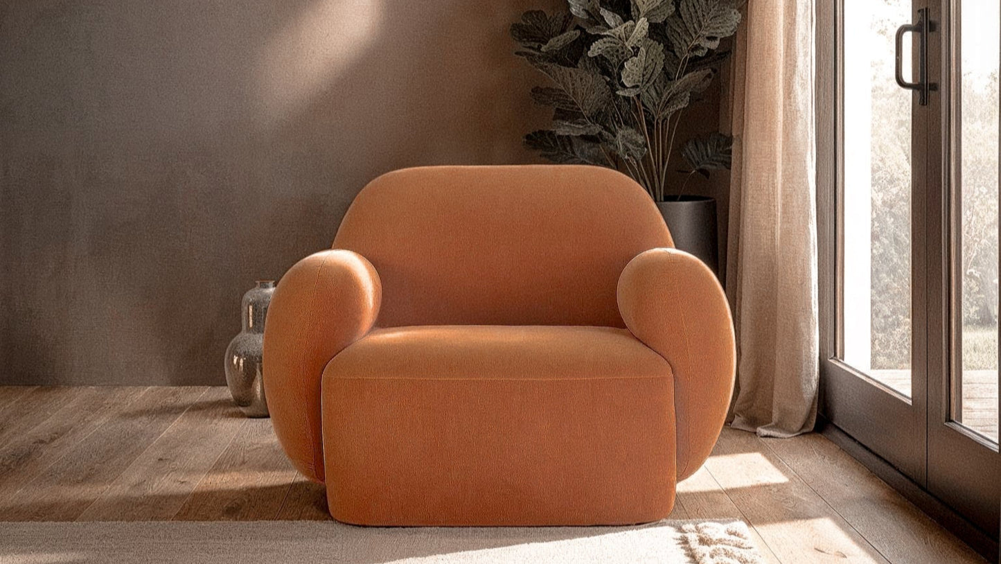 Hazel Lounge Chair - Copper