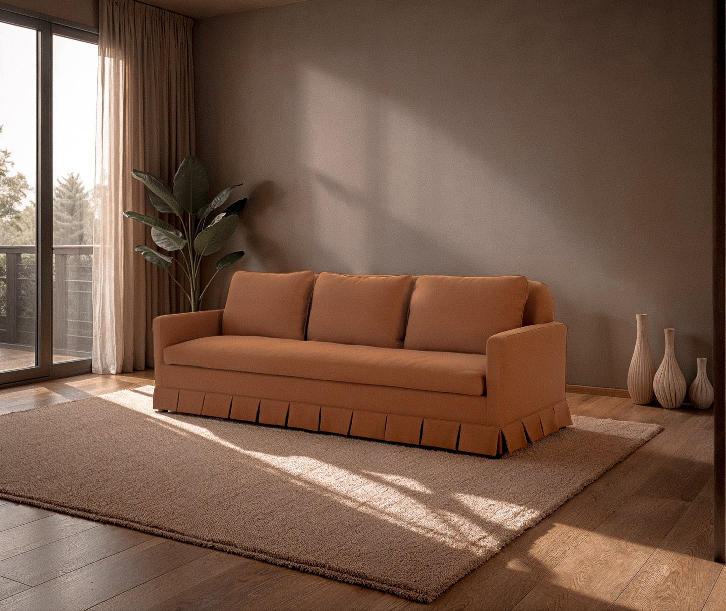 Pellicano Sofa - Terracotta
