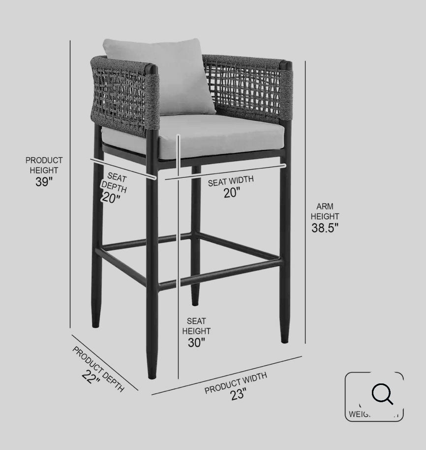 Alegria Outdoor Barstool