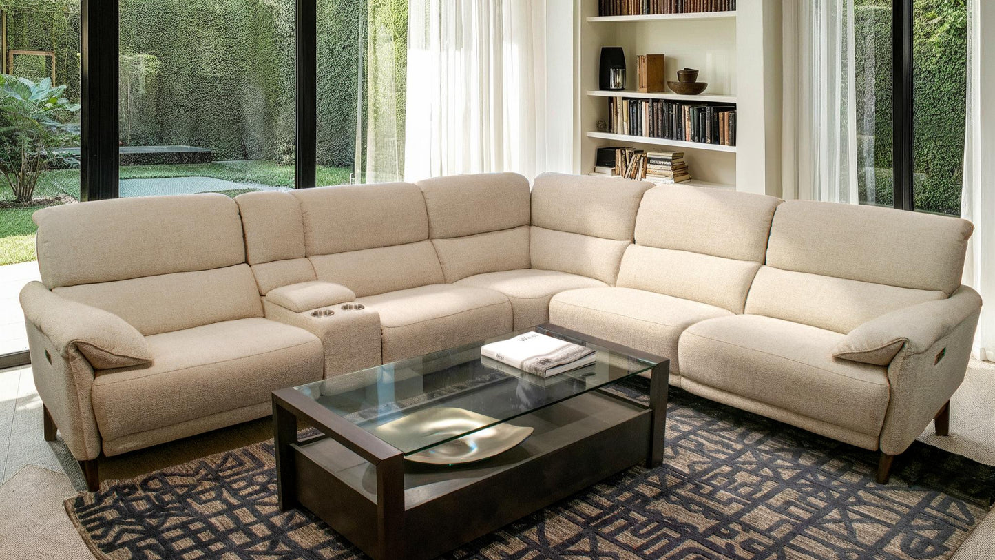 Fabric Reclining Sectional