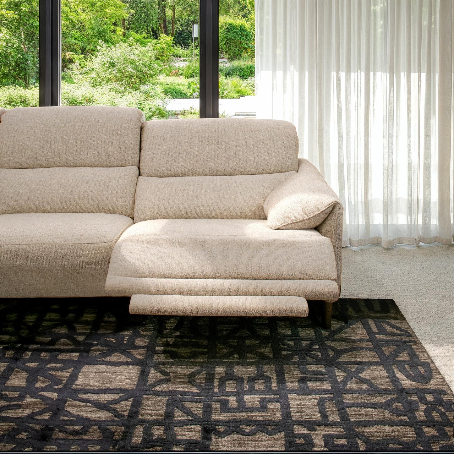 Fabric Reclining Sectional