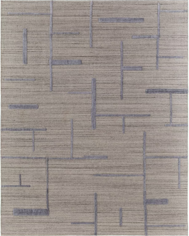 Longridge BEIGE/BLUE Rug 8"x10"