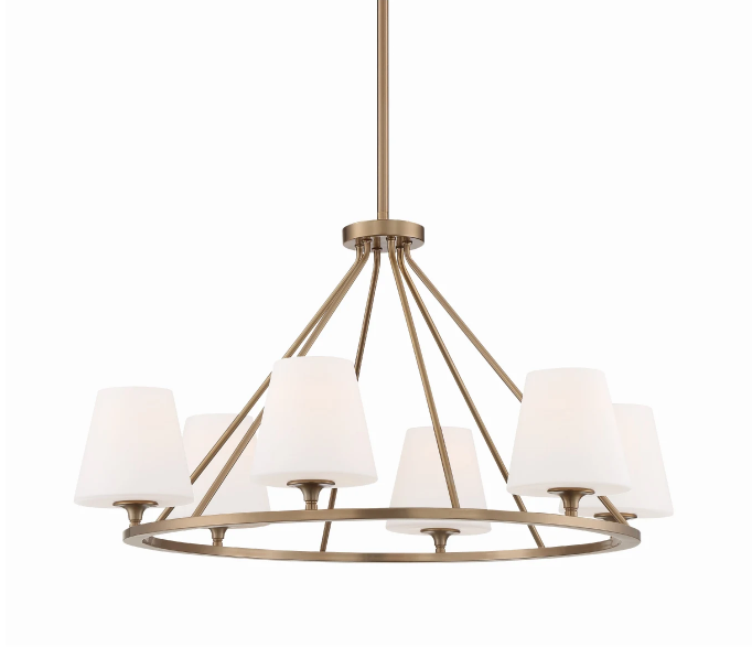 Keenan 6 Light 32" Wide Ring Chandelier