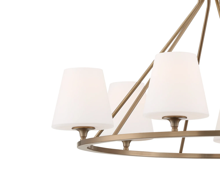 Keenan 6 Light 32" Wide Ring Chandelier