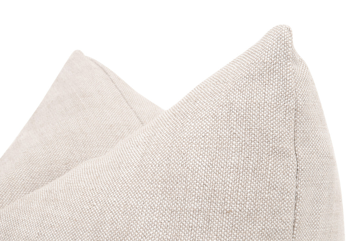 The Basic 22" Essential Pillow in Bisque - Set of 2
