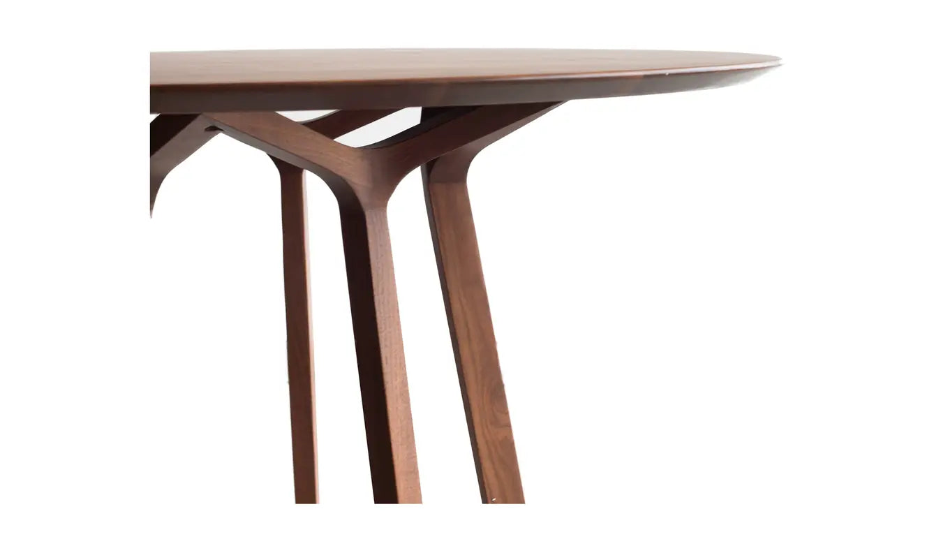 Aldo Round Dining Table - Brown