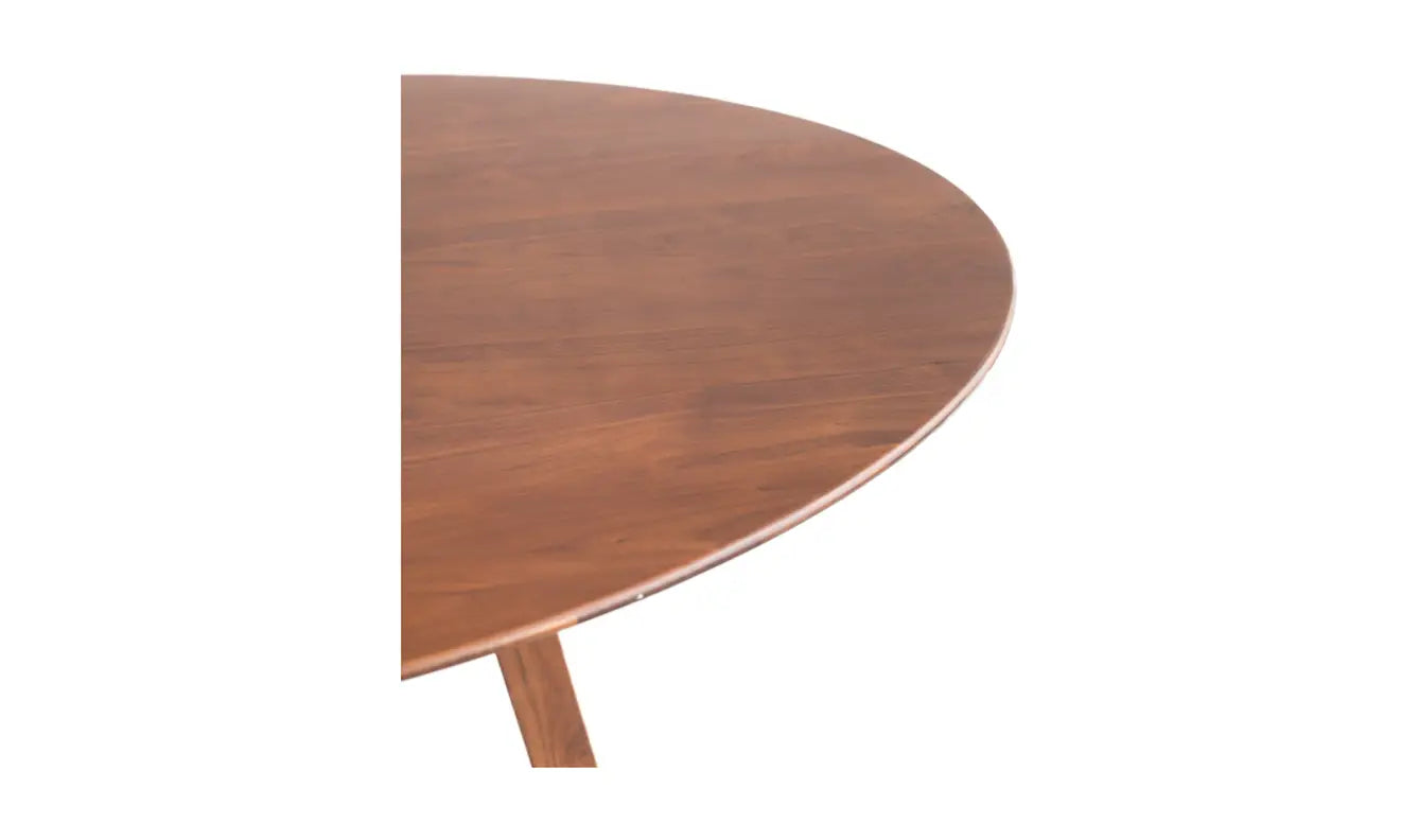 Aldo Round Dining Table - Brown