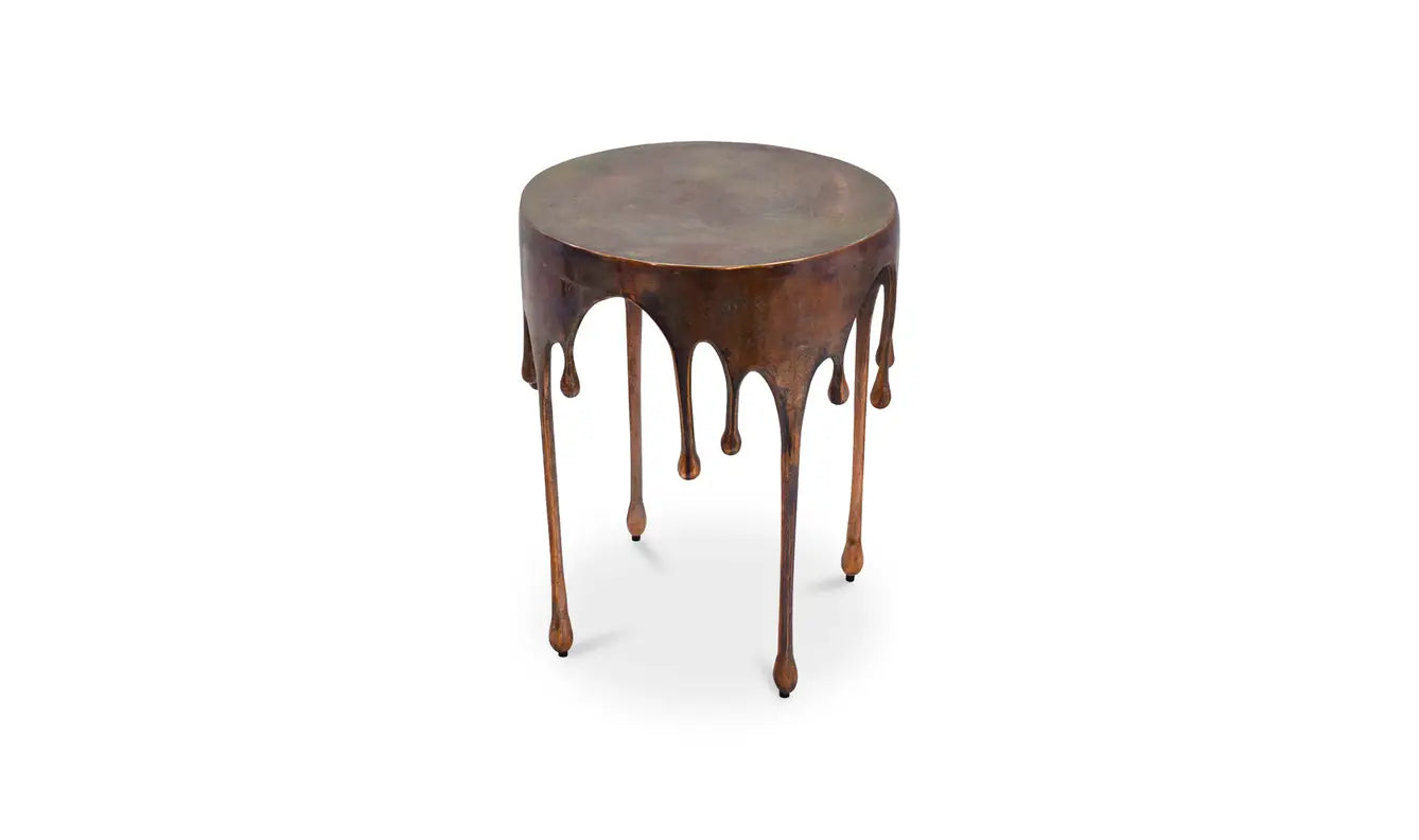 Copperworks Accent Table - Antique Copper
