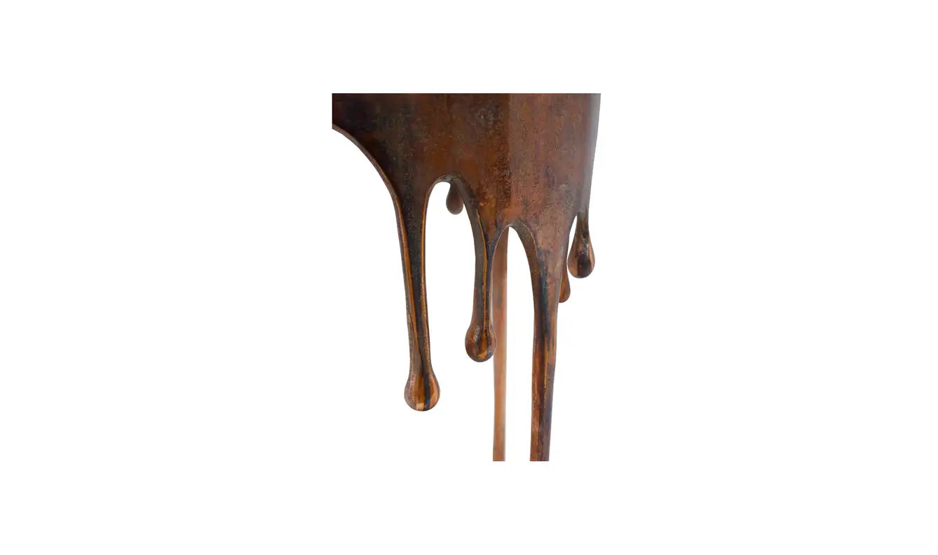 Copperworks Accent Table - Antique Copper