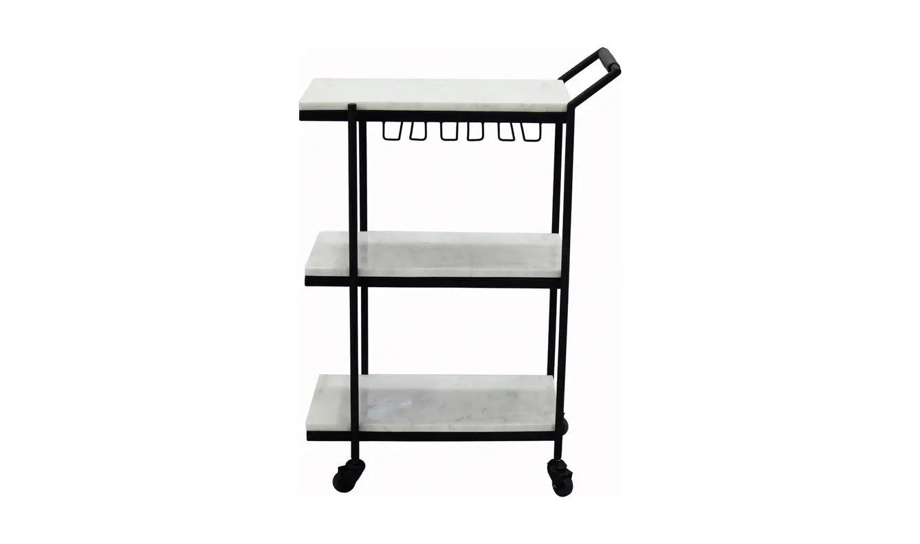 After Hours Bar Cart - White