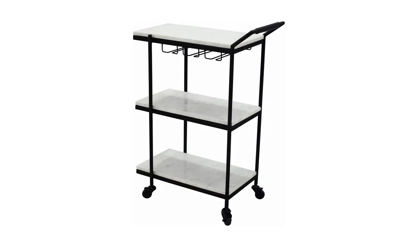 After Hours Bar Cart - White