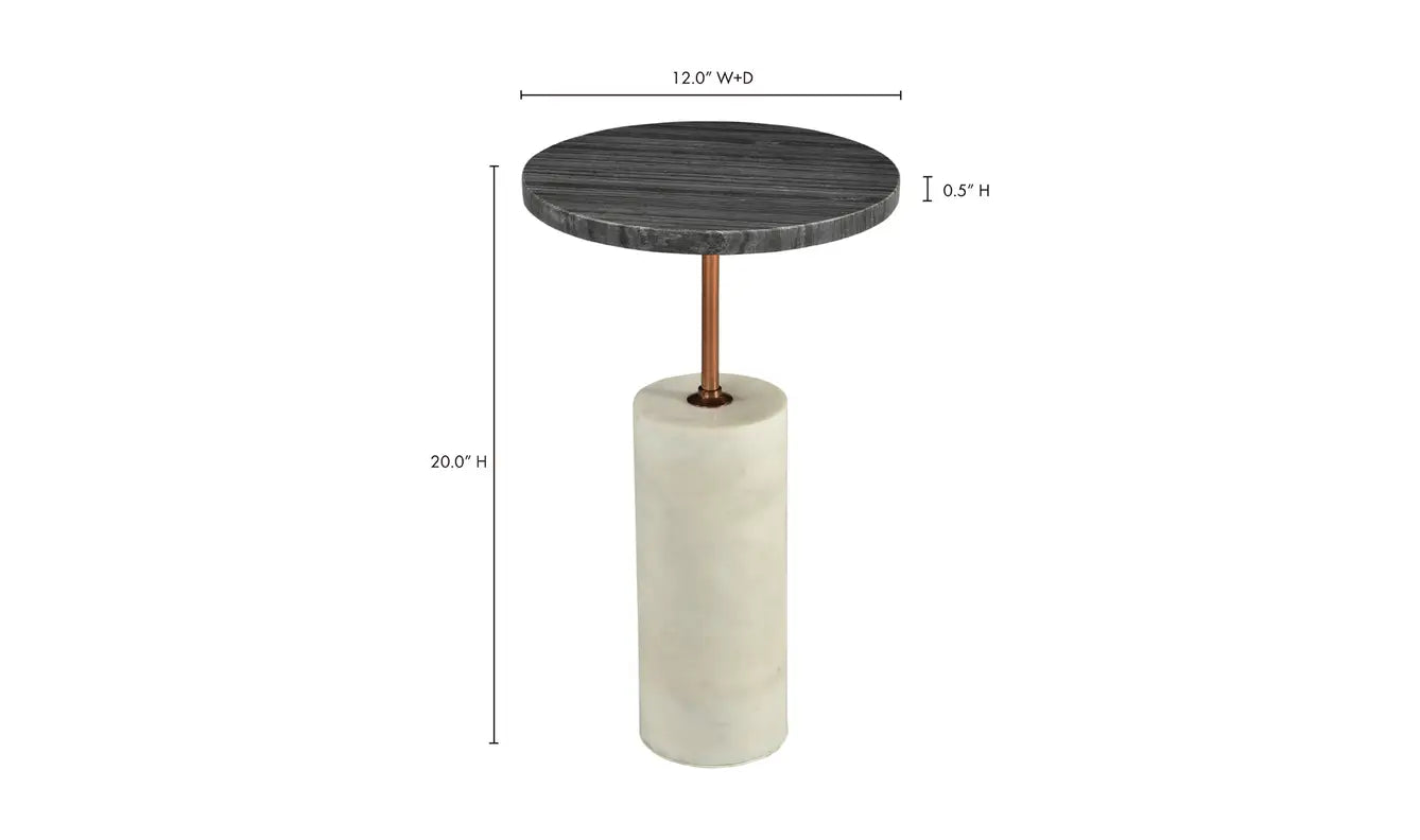 Dusk Accent Table - Black