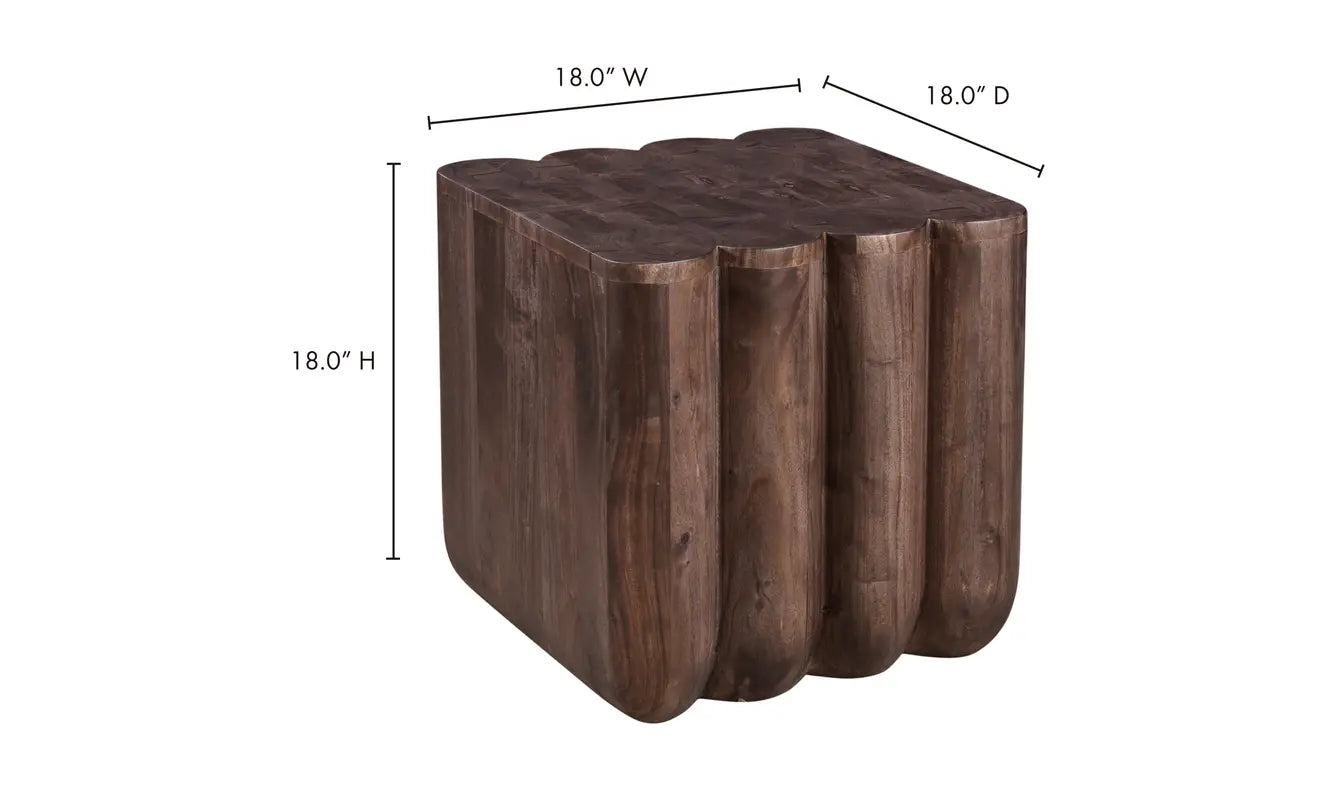 Punyo Punyo Accent Table - Espresso Brown
