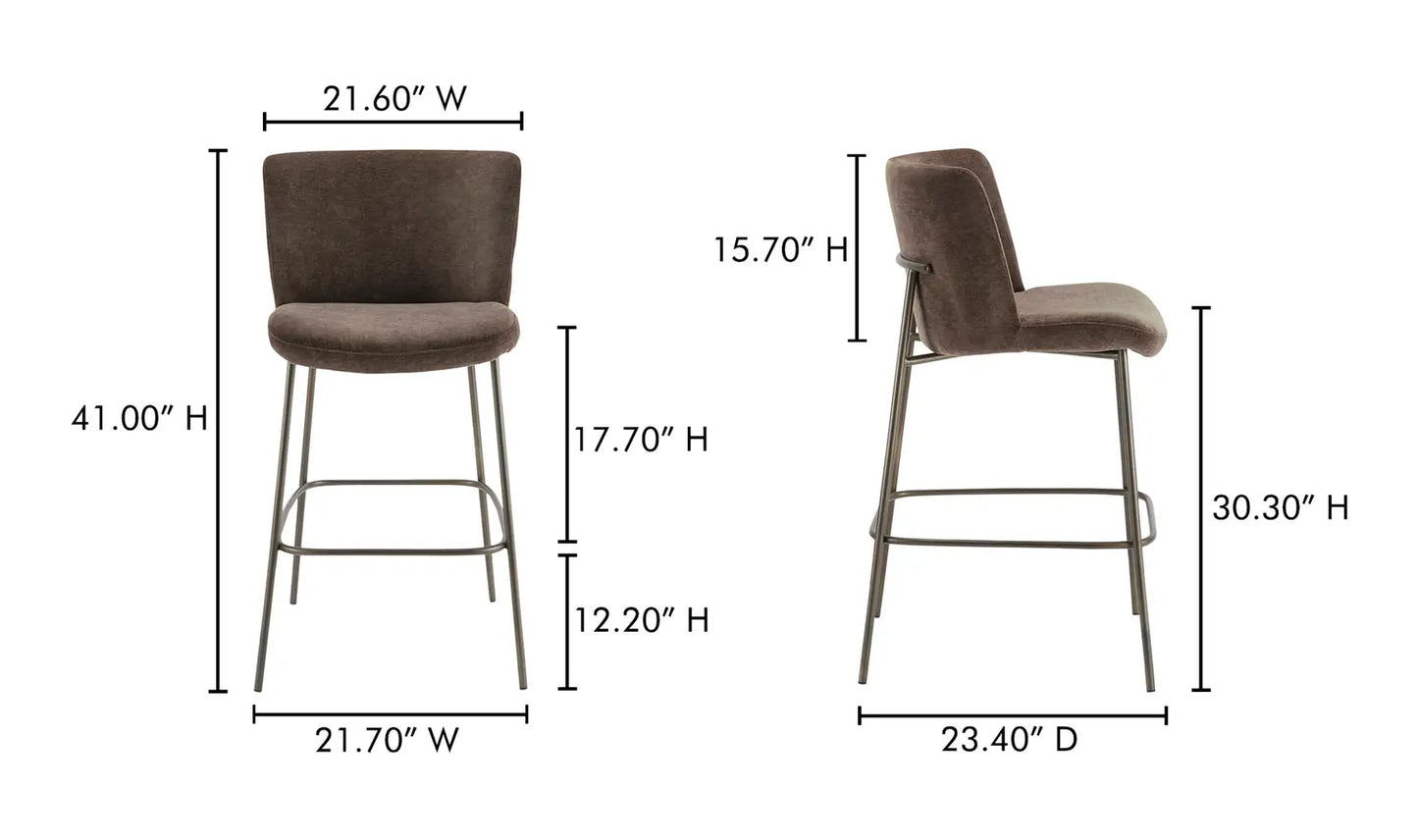 Early Bar Stool - Dark Brown