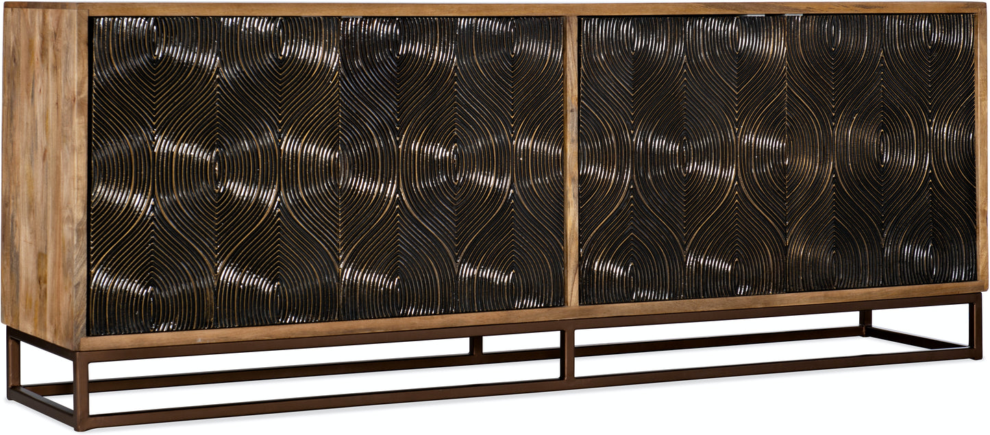Hooker Furniture Swirl Door Entertainment Console