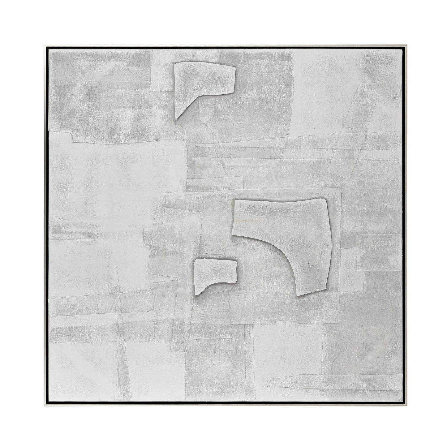 Whiten I Abstract Framed Wall Art