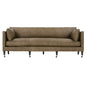Madeline Leather Sofa in Athena Mushroom