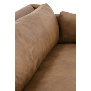 Madeline Leather Sofa in Athena Cocoa