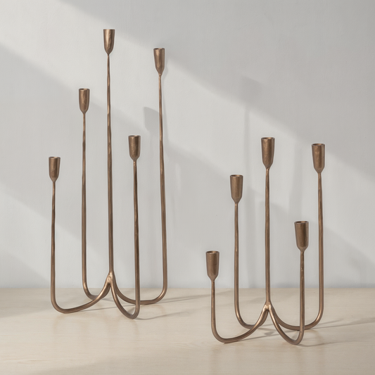 Forged Iron Candelabra (Short +Tall)