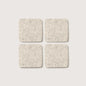 Bierfilzl Merino Wool Square Coasters (Solid 4 Pack)