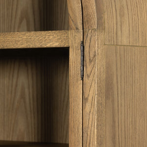 Amanda's Four Hands Tolle Cabinet in Drifted Oak