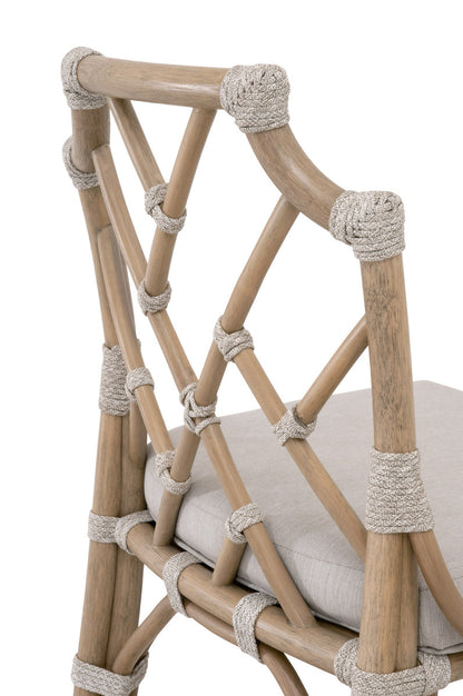 Bayview Counter Stool - Old Gray Rattan, Pumice, Taupe & White Flat Rope