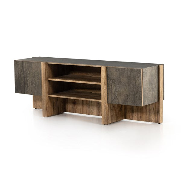 Four Hands Bingham Media Console - Rustic Oak