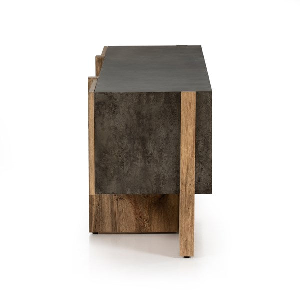 Four Hands Bingham Media Console - Rustic Oak