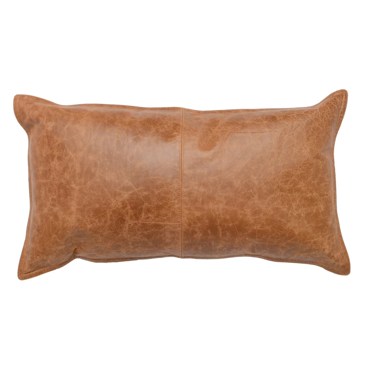 SLD Leather 26"x14" Pillow - Set of 2 - Multiple Color Choices