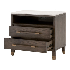 Cambria Two Drawer Nightstand