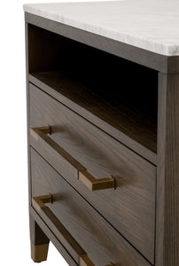 Cambria Two Drawer Nightstand