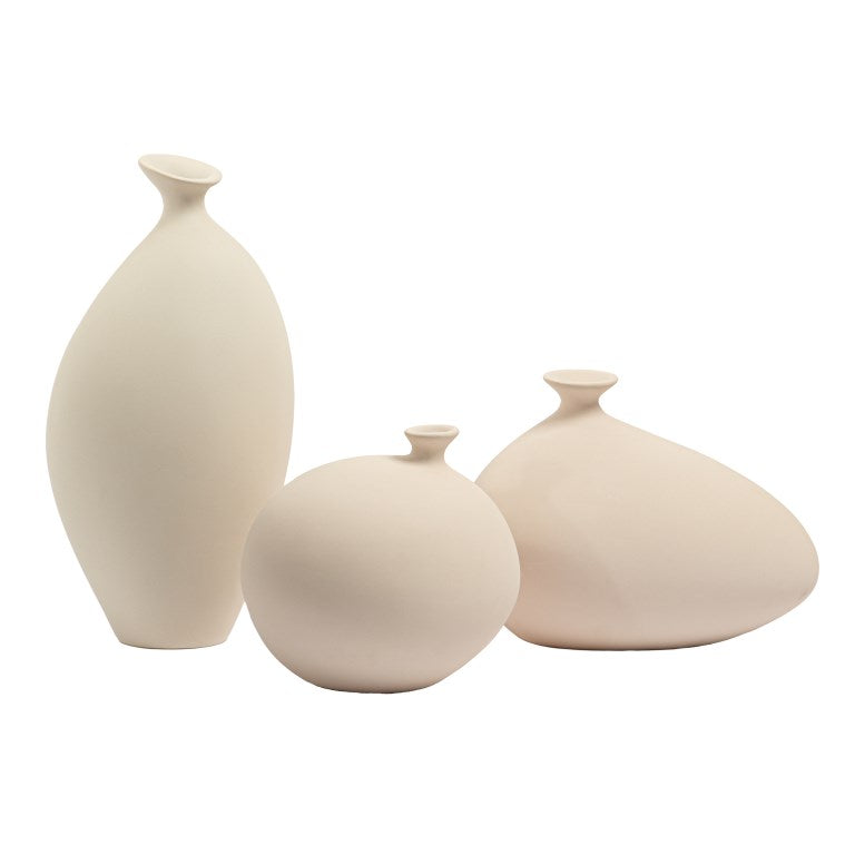 Cy Vase - Medium White