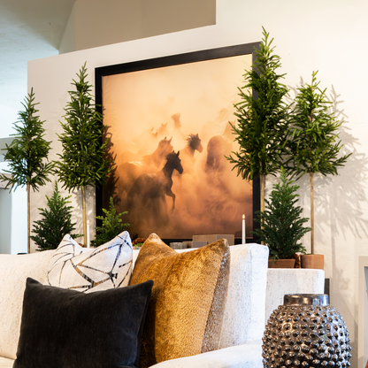 Cypress Topiary Tree In Pot (50"+ 57")