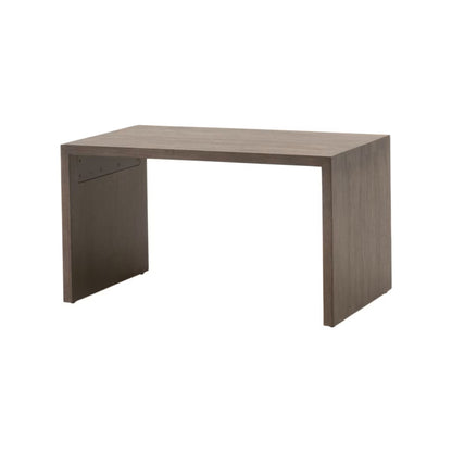 Dovetail Upholstered Coffee Table - Ivanhoe Toast, Burnished Brown Acacia