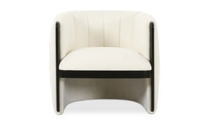 Francis White Accent Chair