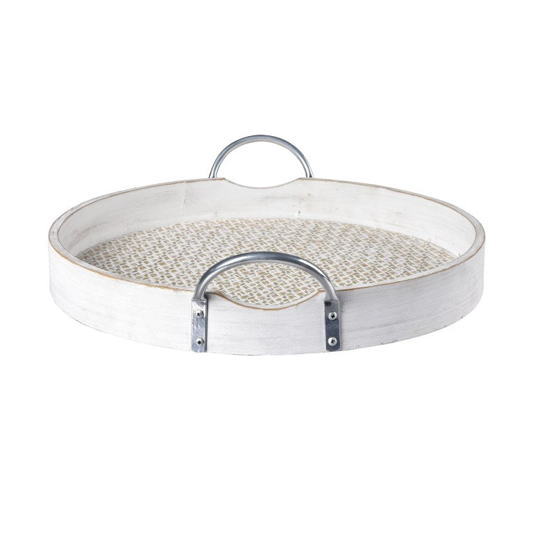 Fabian Tray - Set of 2 Weathered White