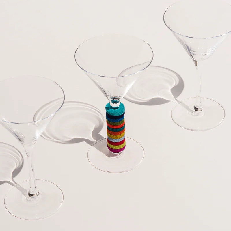 Wine-O's Merino Wool Round Wine Markers
