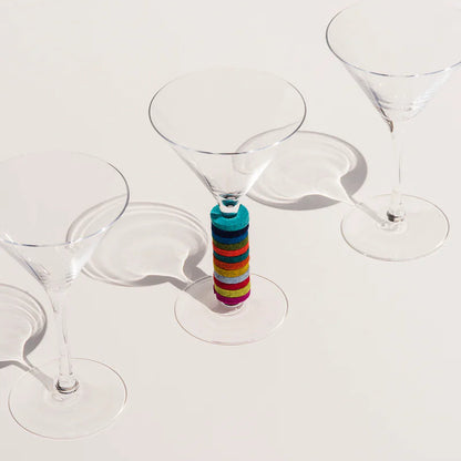 Wine-O's Merino Wool Round Wine Markers