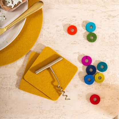 Wine-O's Merino Wool Round Wine Markers