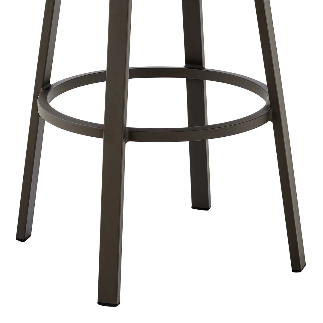 Arnauld Outdoor Bar Stool in Brown