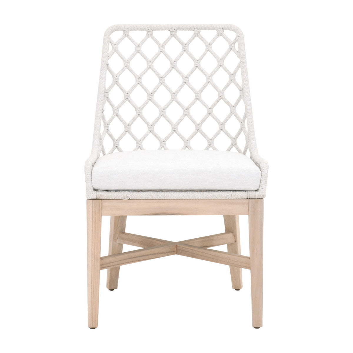 The Lattis Dining Chair in White