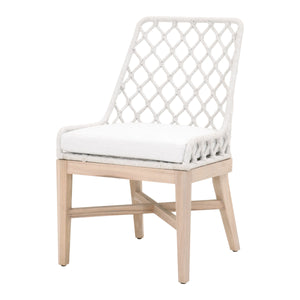 The Lattis Dining Chair in White