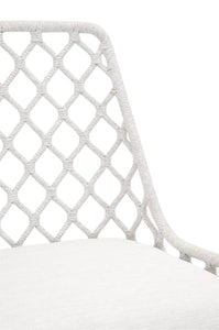 The Lattis Dining Chair in White