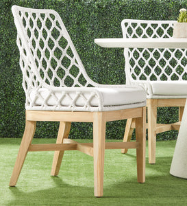 The Lattis Dining Chair in White