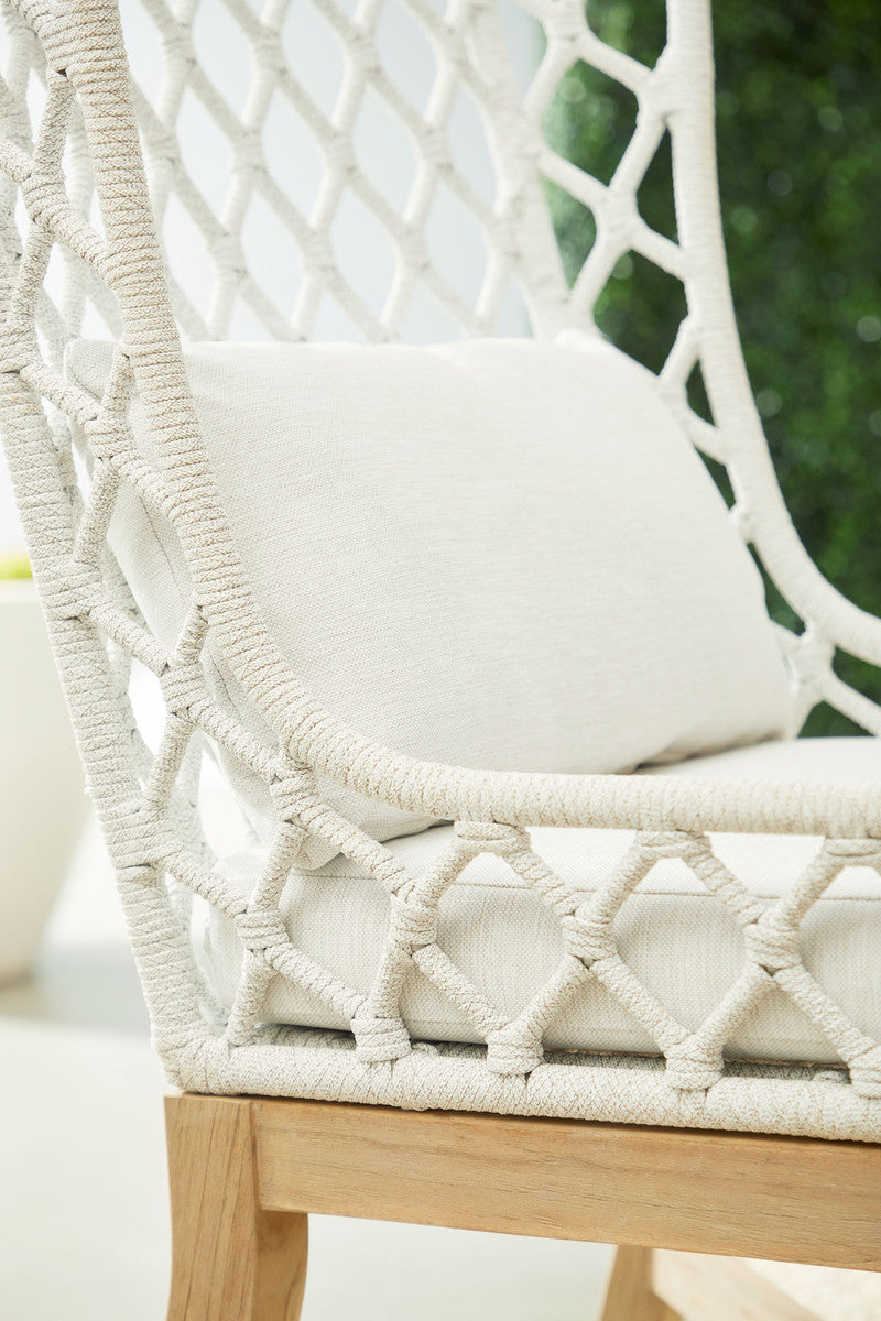 Lattis Outdoor Dining Wing Chair