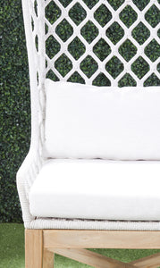 Lattis Outdoor Dining Wing Chair