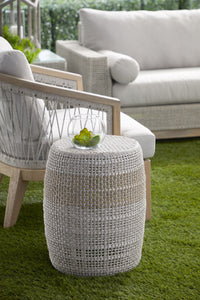 Loom Accent Table in Taupe