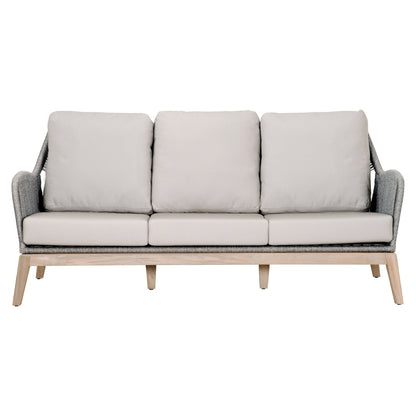 Loom Outdoor 79" Sofa in Platinum