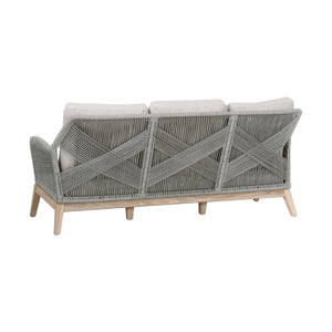 Loom Outdoor 79" Sofa in Platinum