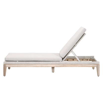 Loom Outdoor Chaise Lounge in Taupe